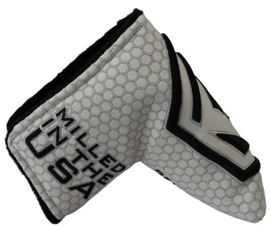 Bettinardi - 2022 Jumbo Hex B Specialty Run Blade Putter Headcover White/Black - The Golf Guys Online