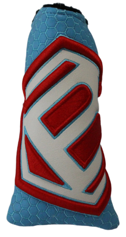 Bettinardi - 2022 Jumbo Hex B Specialty Run Blade Putter Headcover Blue/Red/White - The Golf Guys Online