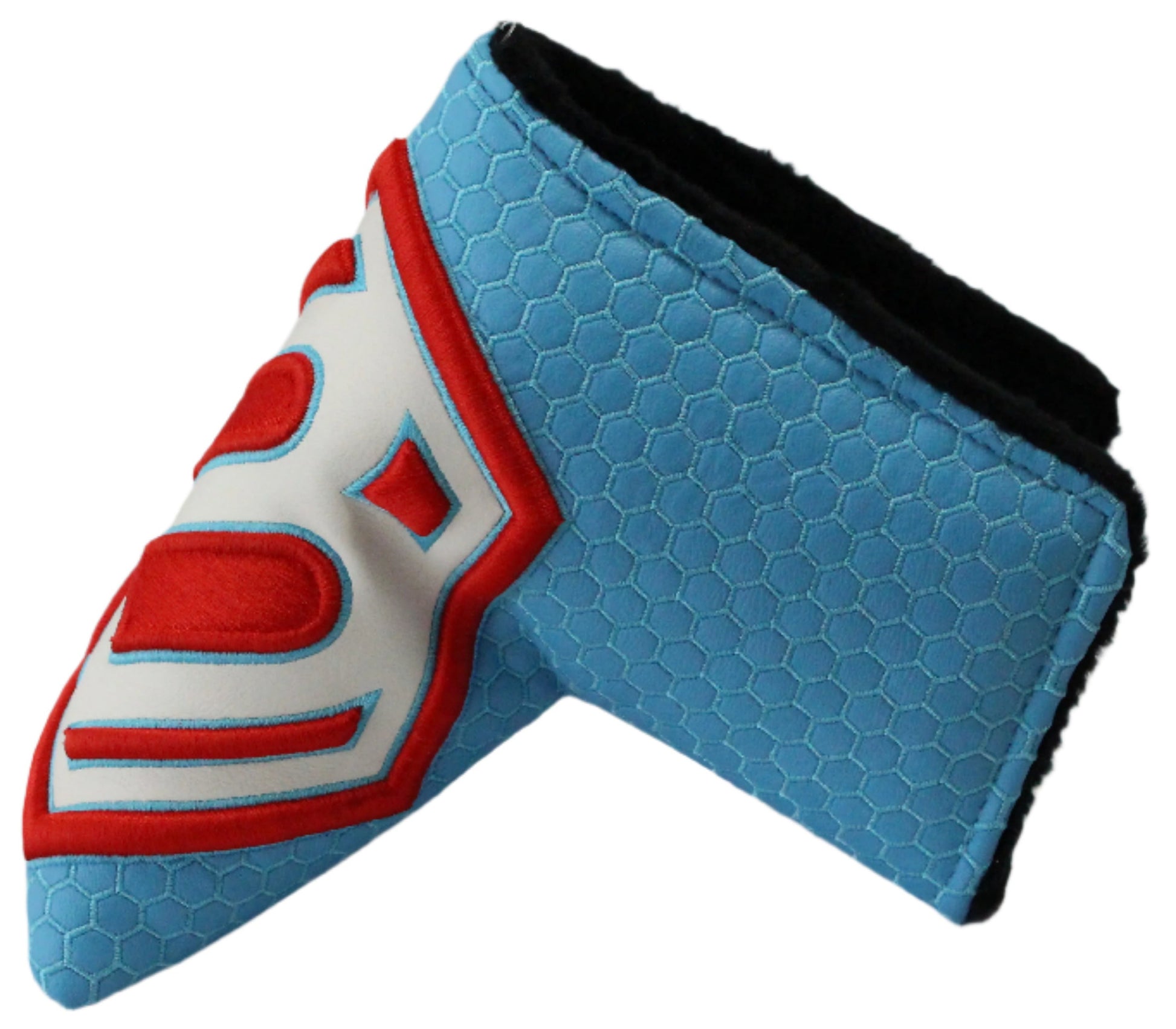 Bettinardi - 2022 Jumbo Hex B Specialty Run Blade Putter Headcover Blue/Red/White - The Golf Guys Online
