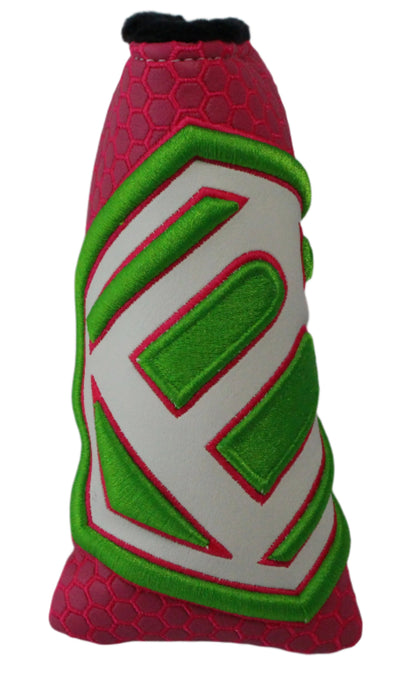 Bettinardi - 2022 Jumbo Hex B Specialty Run Blade Putter Headcover Pink/Green/White - The Golf Guys Online