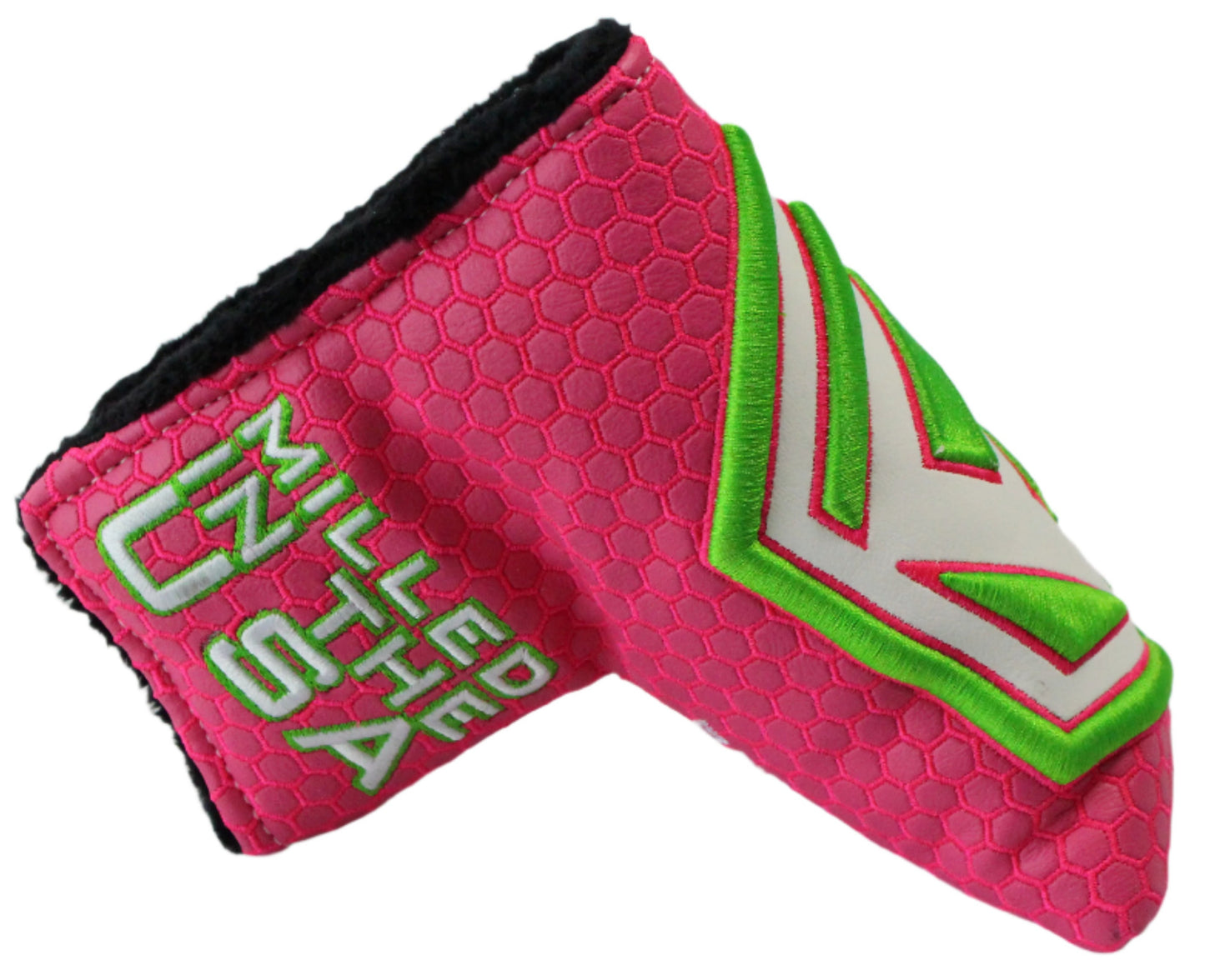 Bettinardi - 2022 Jumbo Hex B Specialty Run Blade Putter Headcover Pink/Green/White - The Golf Guys Online
