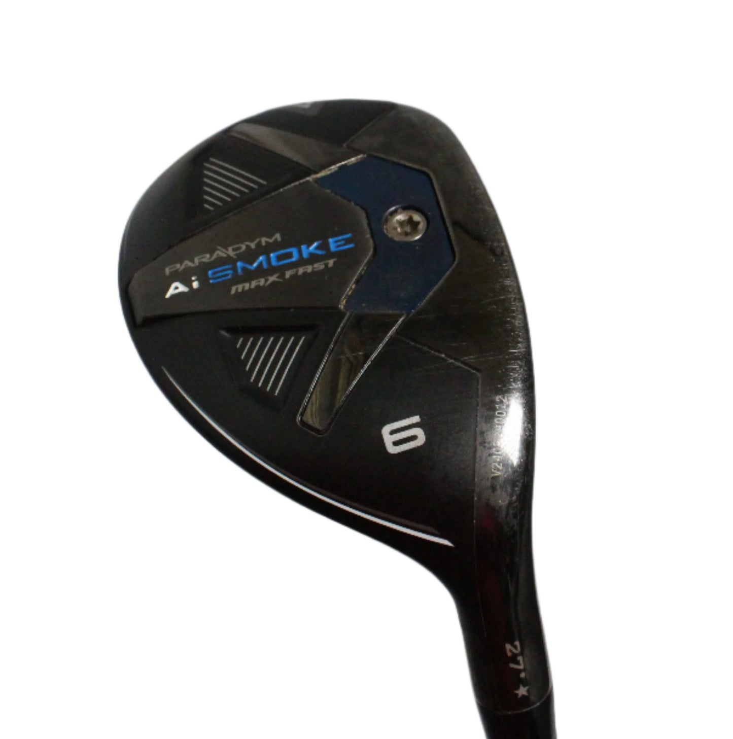 Pre-Owned Callaway Ai Smoke Max Fast: 6 Hybrid (27.0) W/ Attas 50 A (Senior) (39 Inch) Shaft (Above Average) - The Golf Guys Online