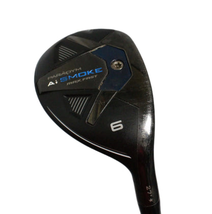 Pre-Owned Callaway Ai Smoke Max Fast: 6 Hybrid (27.0) W/ Attas 50 A (Senior) (39 Inch) Shaft (Above Average) - The Golf Guys Online