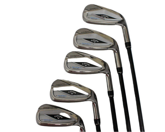 Pre-Owned Callaway Ai Smoke Max Fast: 7-PW, SW Iron Set W/ Tense 40 R2 ( Senior) Graphite Shafts (Average) - The Golf Guys Online