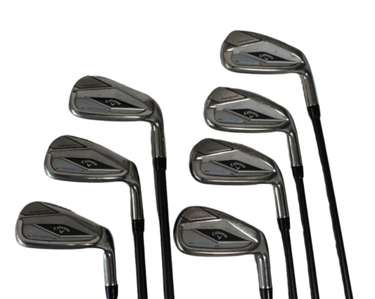 Pre-Owned Callaway Ai Smoke Max HL: 5-PW, AW Iron Set W/ Cypher Sixty 5.5 (Regular) Shaft (Average) - The Golf Guys Online