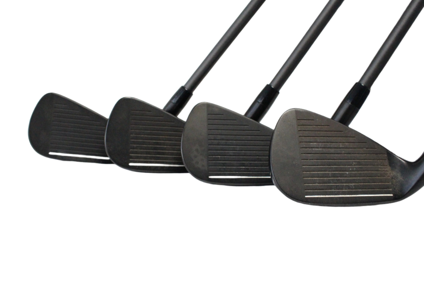 Pre-Owned PXG 0311P Gen7 Xtreme Dark: Iron Set (5-PW, GW) W/ SteelFiber I60 A (Senior) Graphite Shaft (Average) - The Golf Guys Online