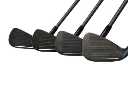 Pre-Owned PXG 0311P Gen7 Xtreme Dark: Iron Set (5-PW, GW) W/ SteelFiber I60 A (Senior) Graphite Shaft (Average) - The Golf Guys Online