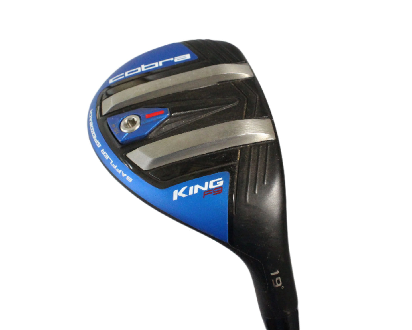 Pre-Owned Cobra KING F9 Speedback One Length: 3 Hybrid (19.0) W/ Fujikura Atmos one length 7-R (Regular) (38 Inch) Shaft (Average) - The Golf Guys Online