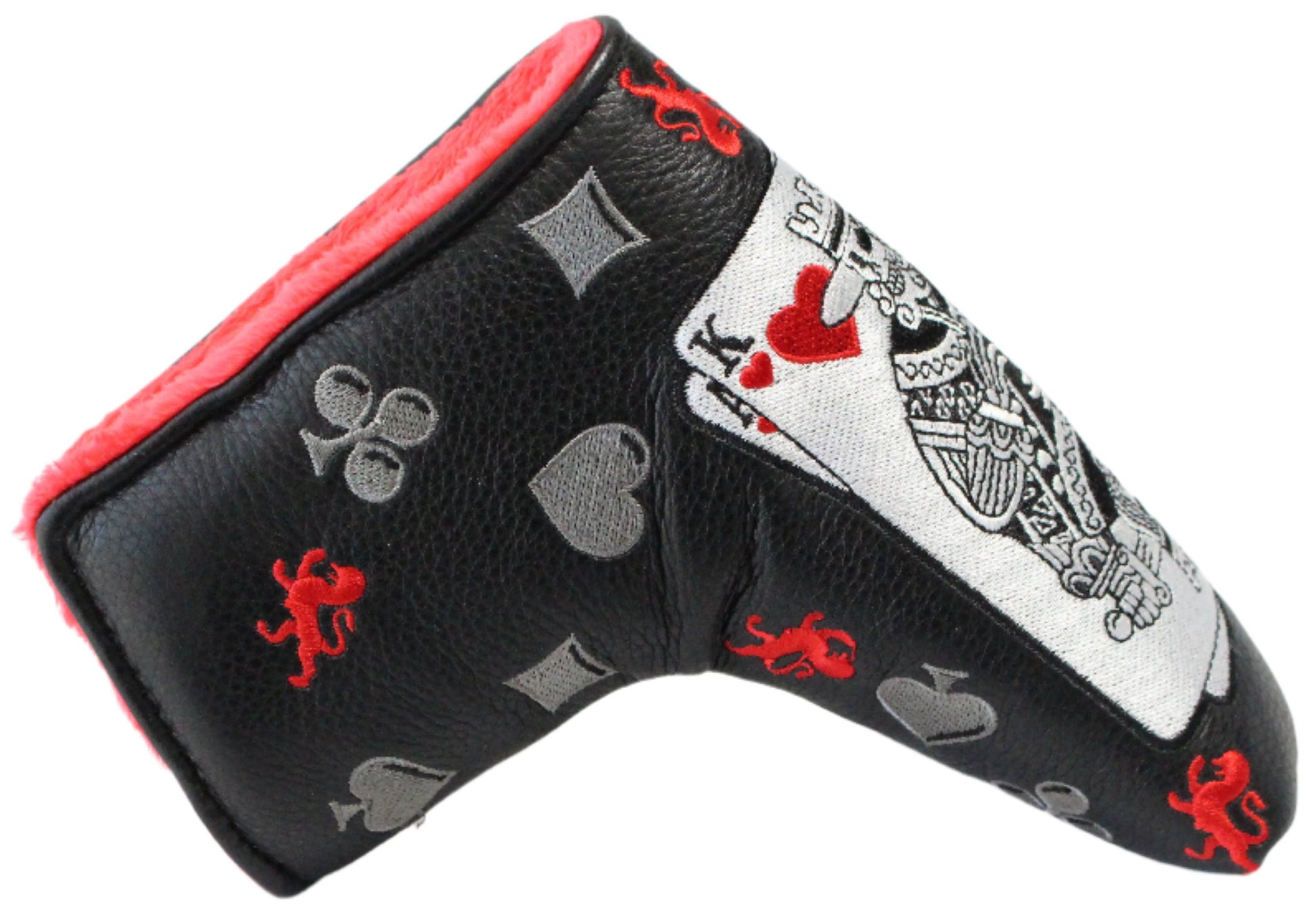Piretti - Limited Edition Blackjack Ace/King of Hearts Blade Putter Headcover - The Golf Guys Online