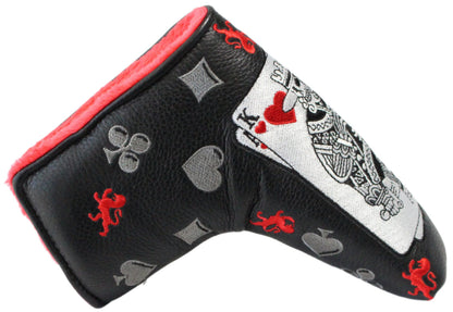 Piretti - Limited Edition Blackjack Ace/King of Hearts Blade Putter Headcover - The Golf Guys Online