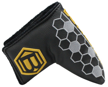 Bettinardi - Limited Run Yellow/Black Honeycomb Pattern Blade Putter Headcover - The Golf Guys Online