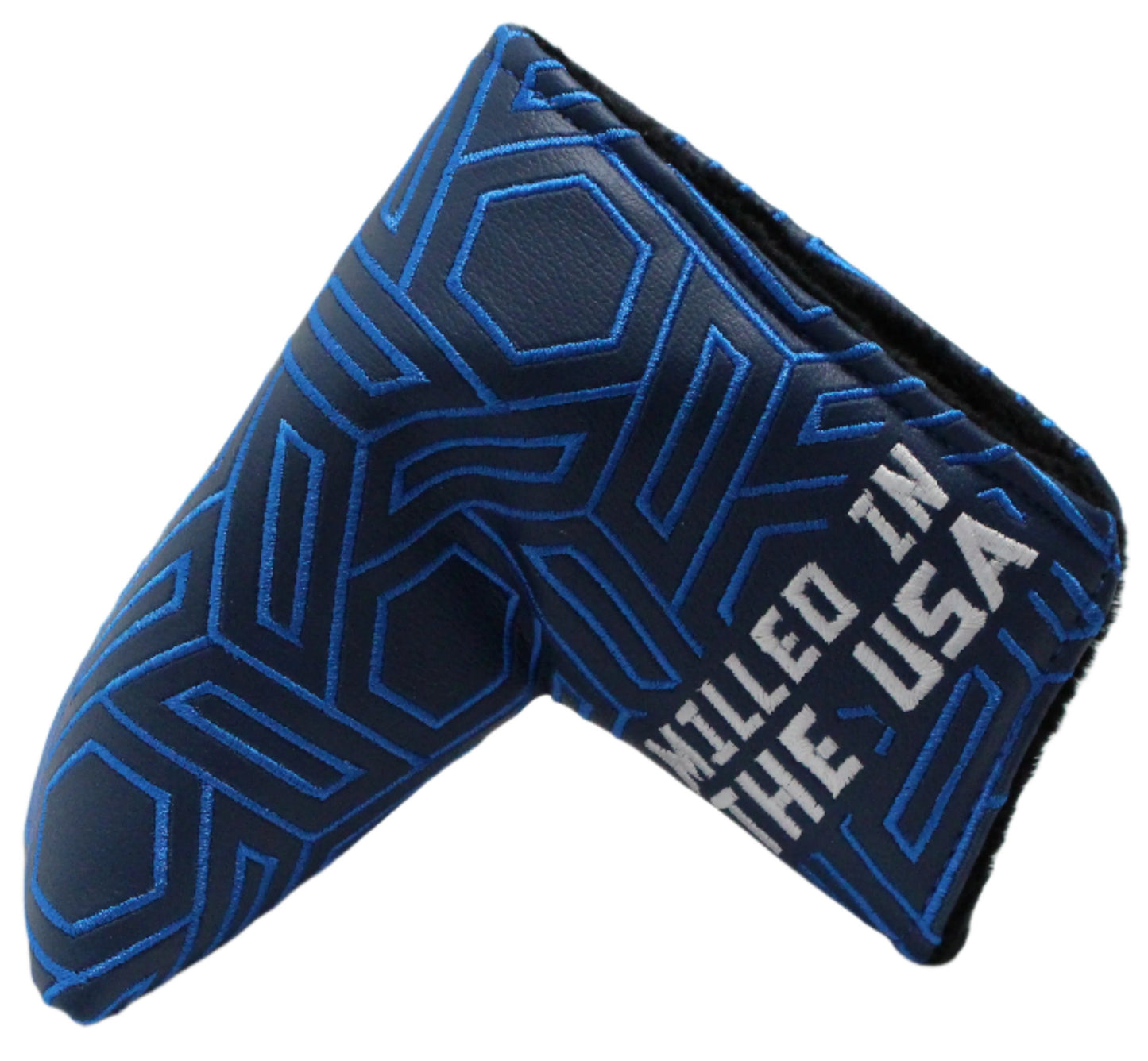 Bettinardi - Limited Run Blue/Black Staggered Pattern Blade Putter Headcover - The Golf Guys Online