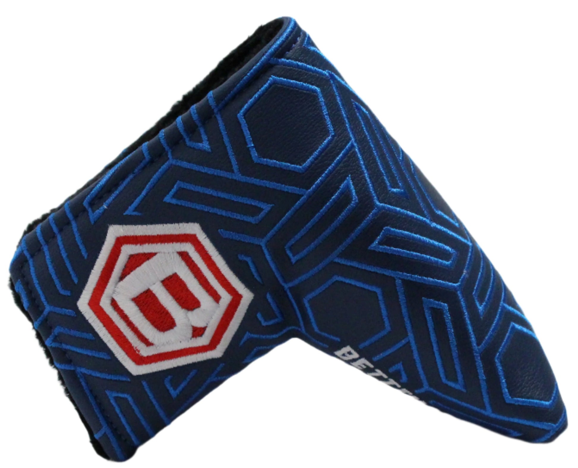 Bettinardi - Limited Run Blue/Black Staggered Pattern Blade Putter Headcover - The Golf Guys Online