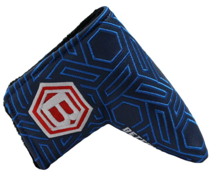 Bettinardi - Limited Run Blue/Black Staggered Pattern Blade Putter Headcover - The Golf Guys Online