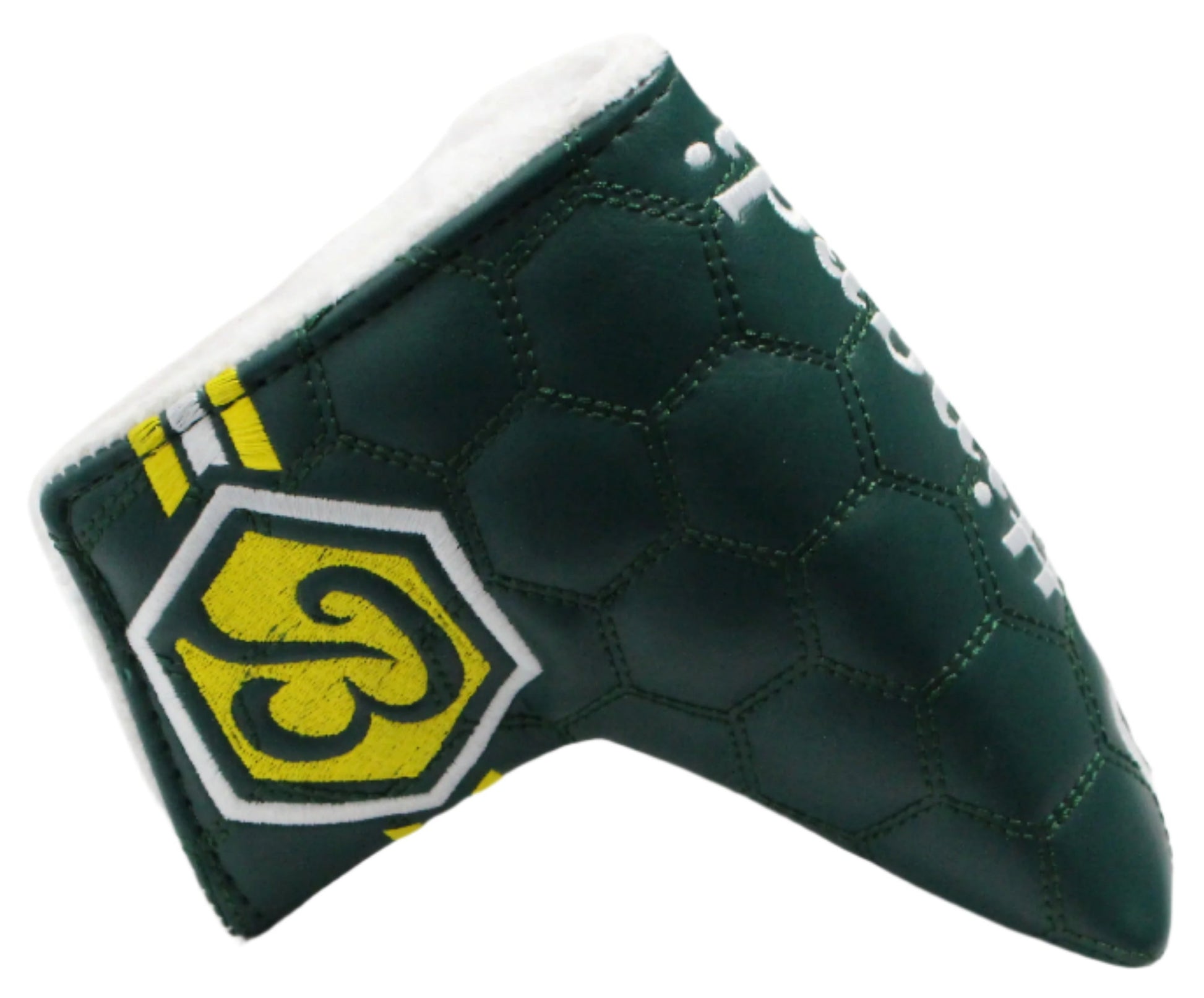 Bettinardi - Green/White/Yellow Hexagon Pattern Blade Putter Headcover - The Golf Guys Online