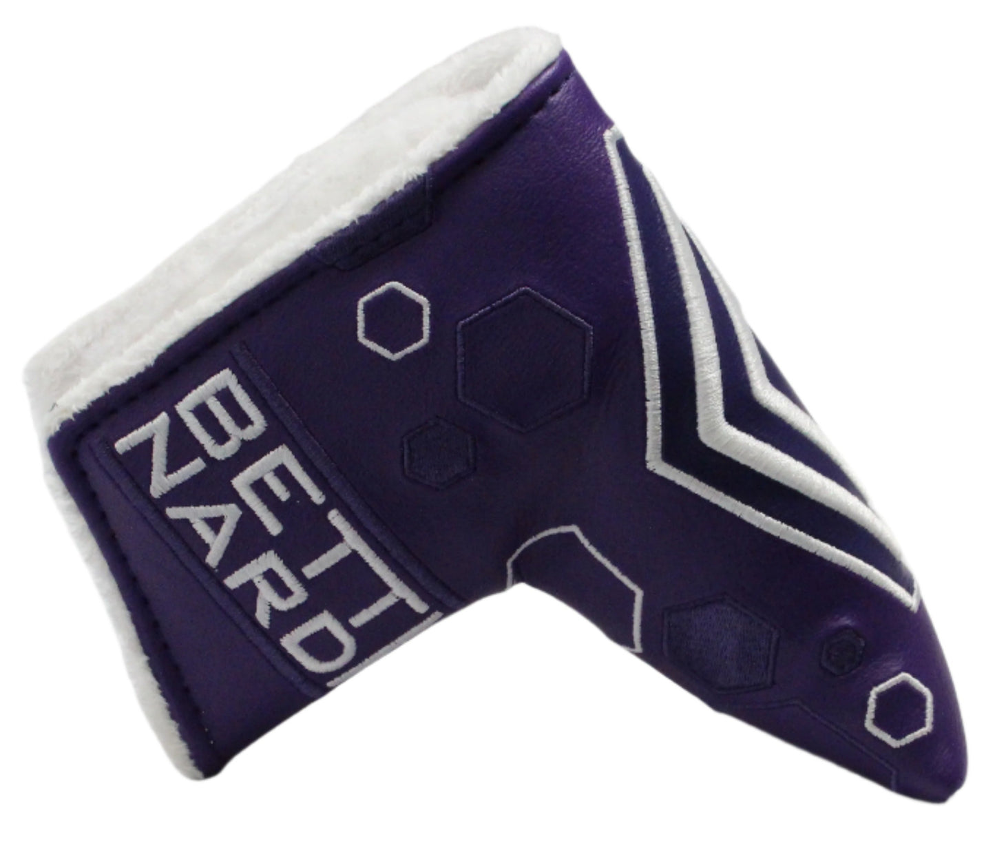 Bettinardi - Purple/White Hive Pattern Blade Putter Headcover - The Golf Guys Online