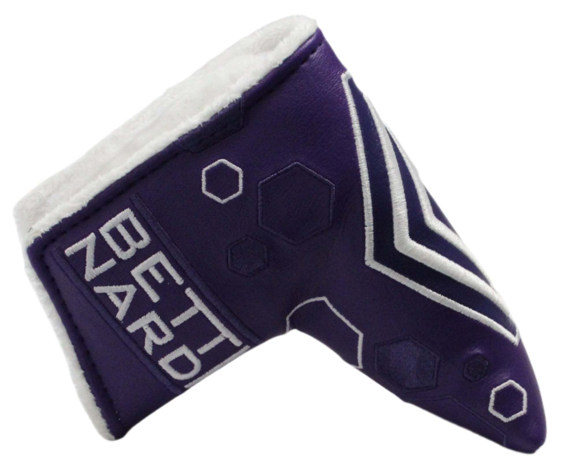 Bettinardi - Purple/White Hive Pattern Blade Putter Headcover - The Golf Guys Online