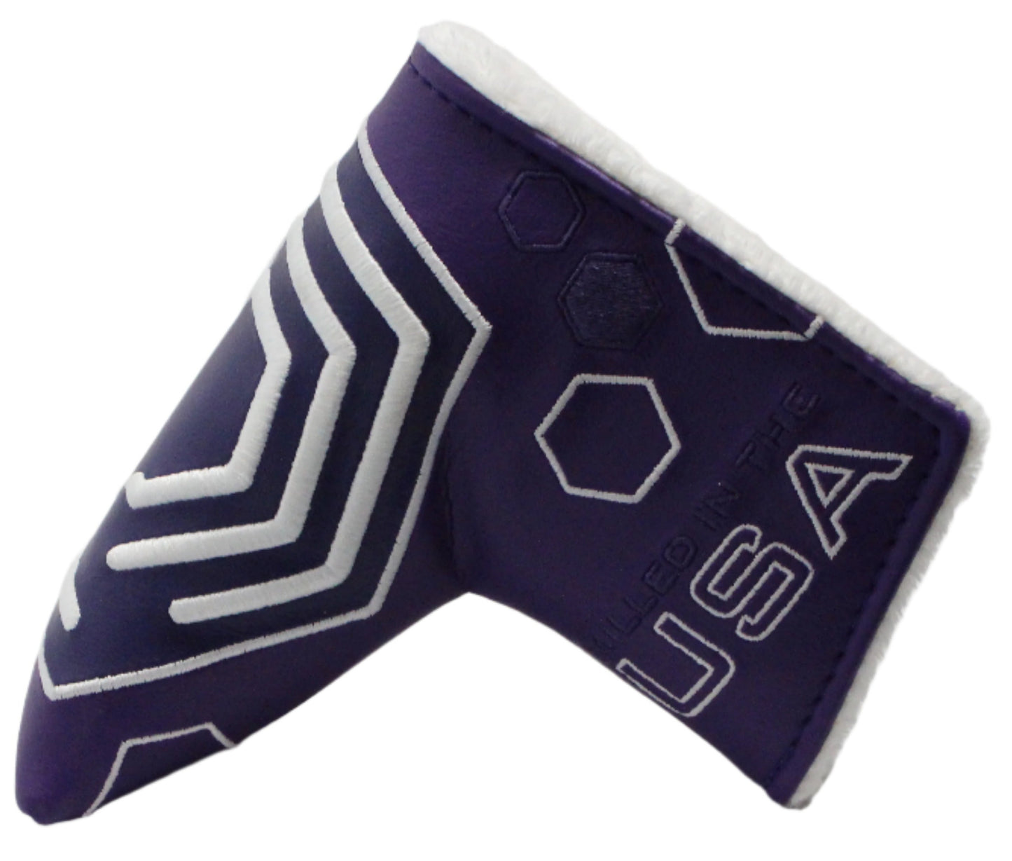 Bettinardi - Purple/White Hive Pattern Blade Putter Headcover - The Golf Guys Online