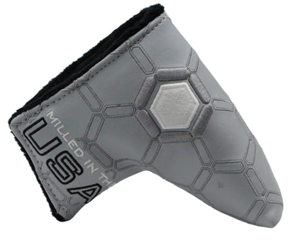 Bettinardi - White/Black/Grey Hexagon Blade Putter Headcover - The Golf Guys Online