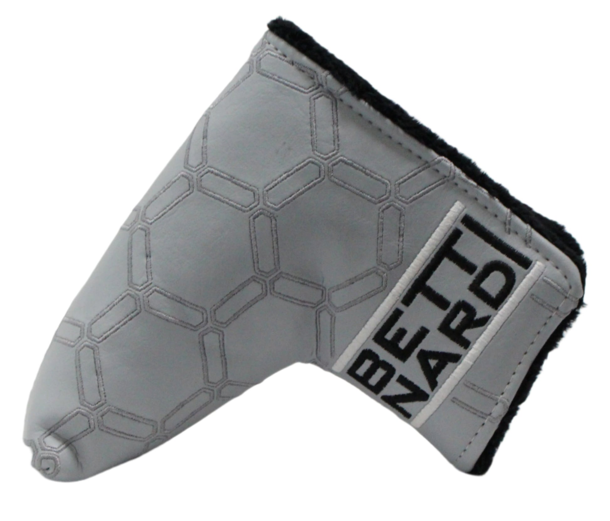 Bettinardi - White/Black/Grey Hexagon Blade Putter Headcover - The Golf Guys Online
