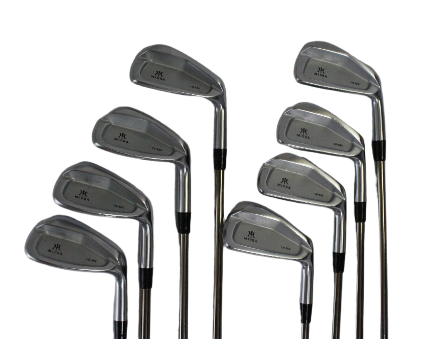 Pre-Owned Miura Cb-302: Iron Set (4-PW, GW) W/ Recoil ESX 460 f3 (Regular)  Graphite Shaft (Average)