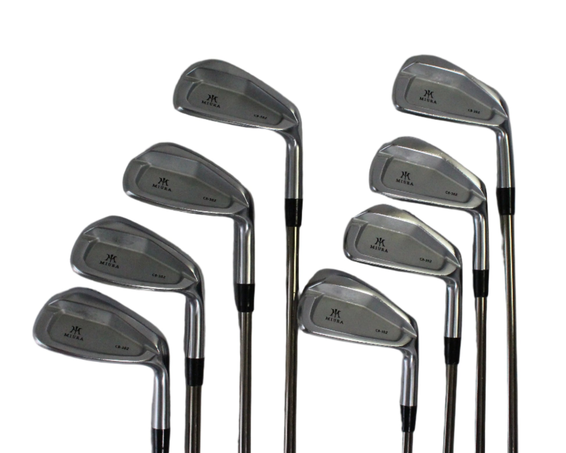 Pre-Owned Miura Cb-302: Iron Set (4-PW, GW) W/ Recoil ESX 460 f3 (Regular)  Graphite Shaft (Average)