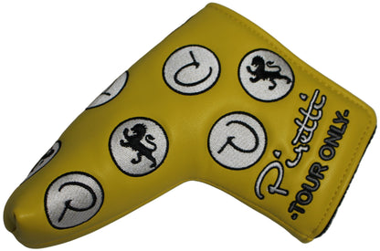 Limited Piretti Circle P Yellow Tour Only Blade Putter Headcover