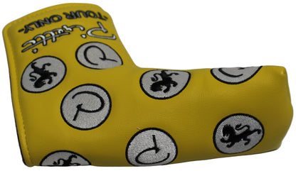 Limited Piretti Circle P Yellow Tour Only Blade Putter Headcover