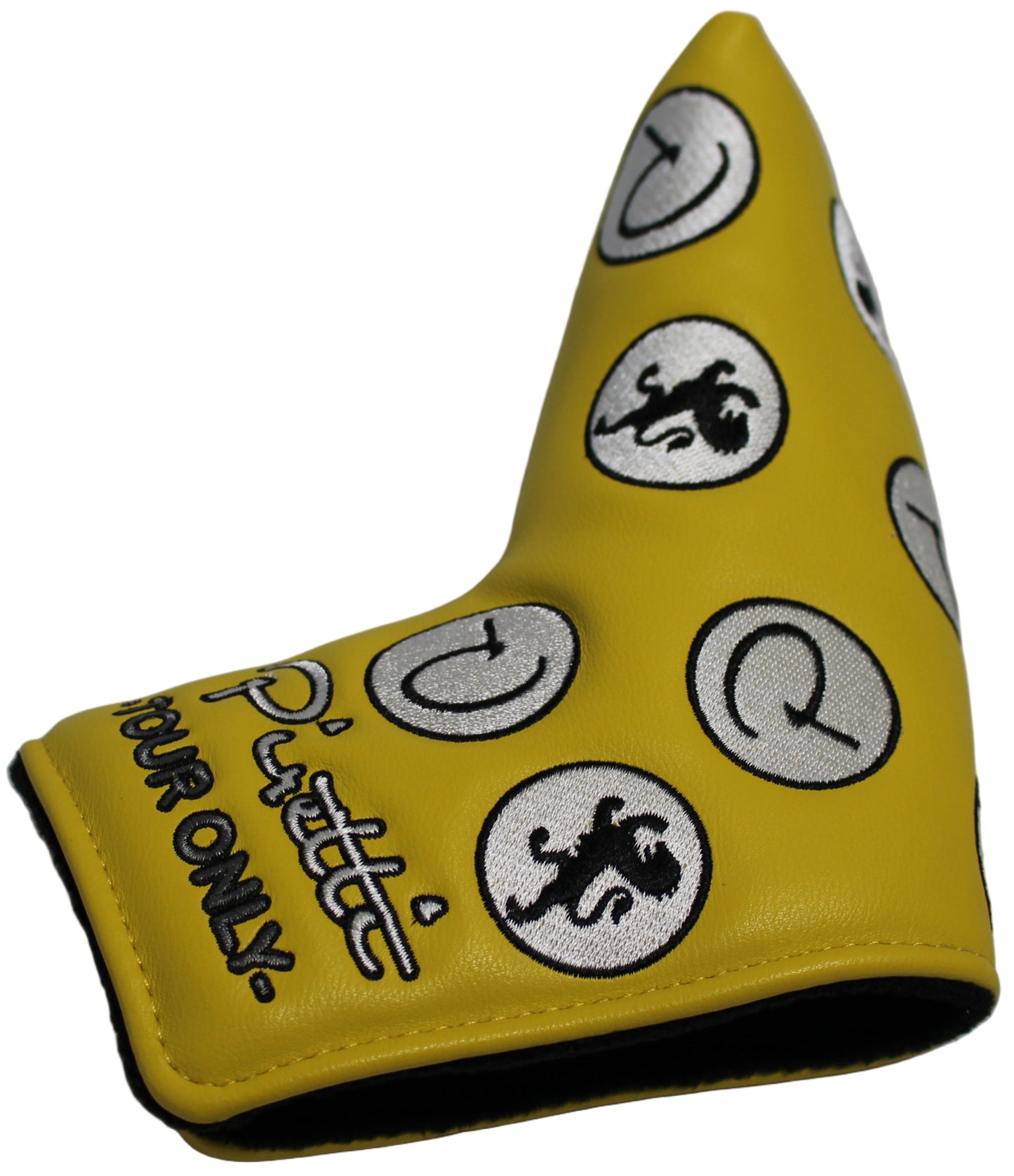 Limited Piretti Circle P Yellow Tour Only Blade Putter Headcover