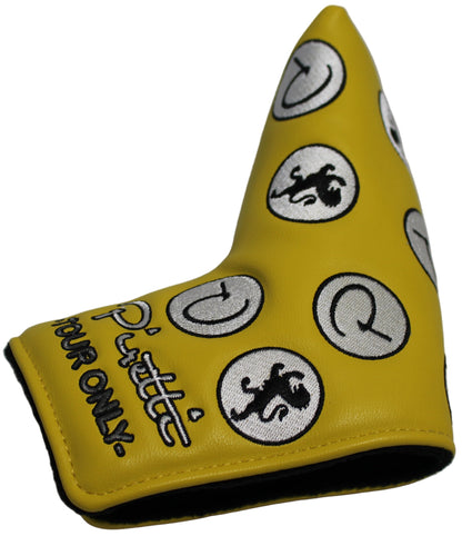 Limited Piretti Circle P Yellow Tour Only Blade Putter Headcover