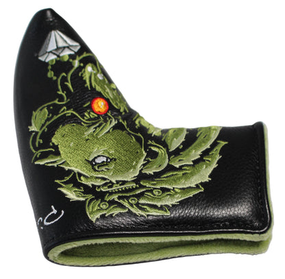 Limited Piretti Majestic Lion King Blade Putter Headcover Green/Black