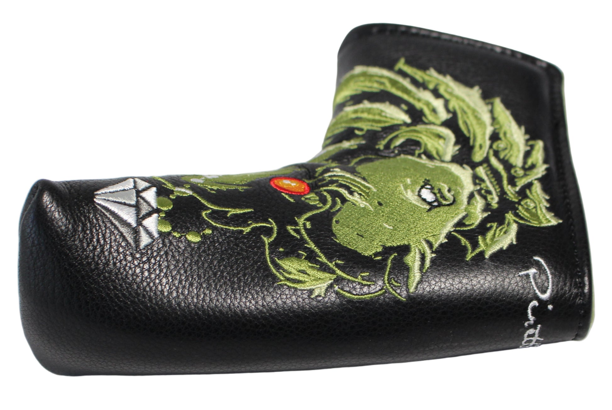Limited Piretti Majestic Lion King Blade Putter Headcover Green/Black