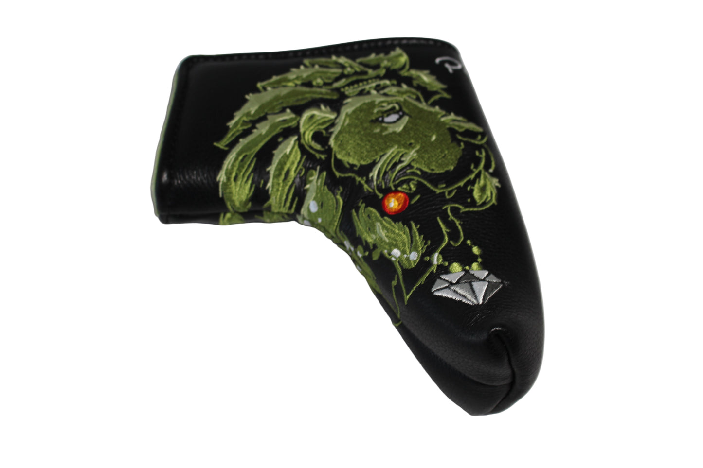 Limited Piretti Majestic Lion King Blade Putter Headcover Green/Black