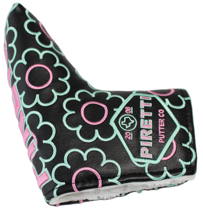 Piretti Limited Edition Psychadelic Black Blade Putter Headcover