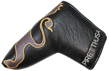 Limited Piretti CU Series Black/Orange Blade Putter Headcovers