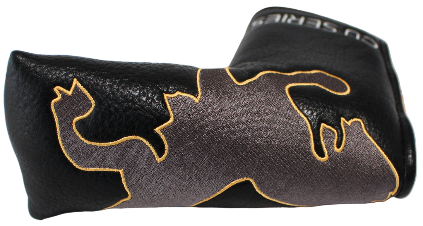 Limited Piretti CU Series Black/Orange Blade Putter Headcovers
