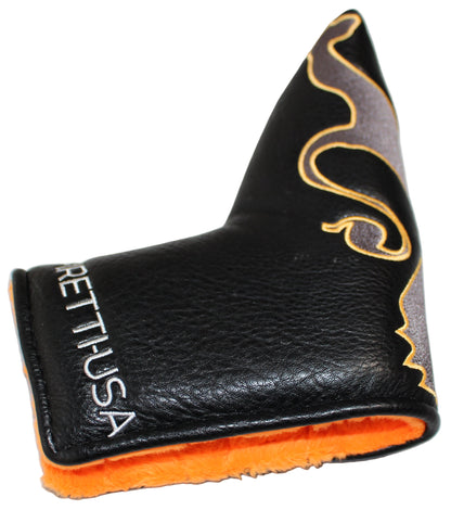 Limited Piretti CU Series Black/Orange Blade Putter Headcovers