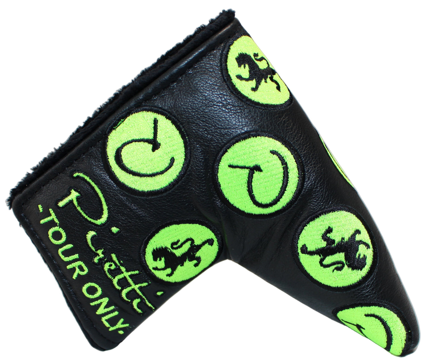 Piretti Limited Edition Tour Only Circle P Black/Green Blade Putter Headcover
