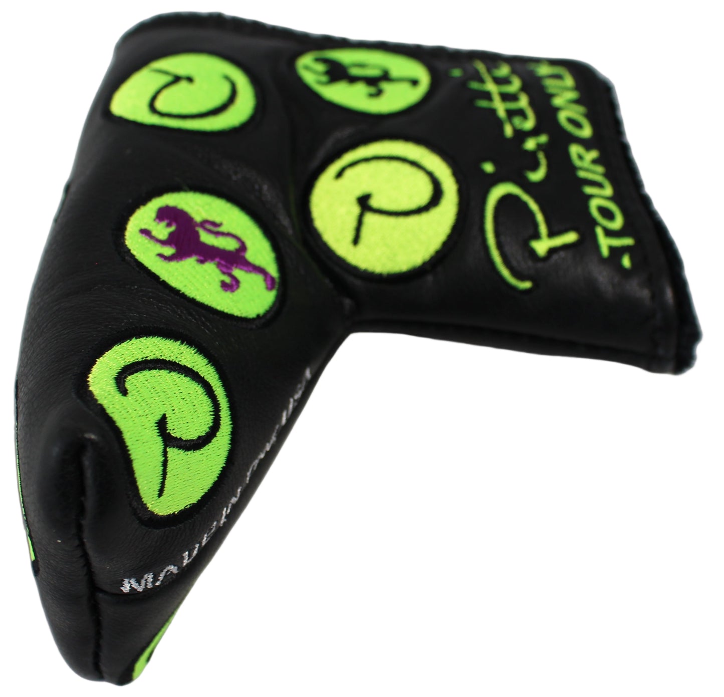 Piretti Limited Edition Tour Only Circle P Black/Green Blade Putter Headcover