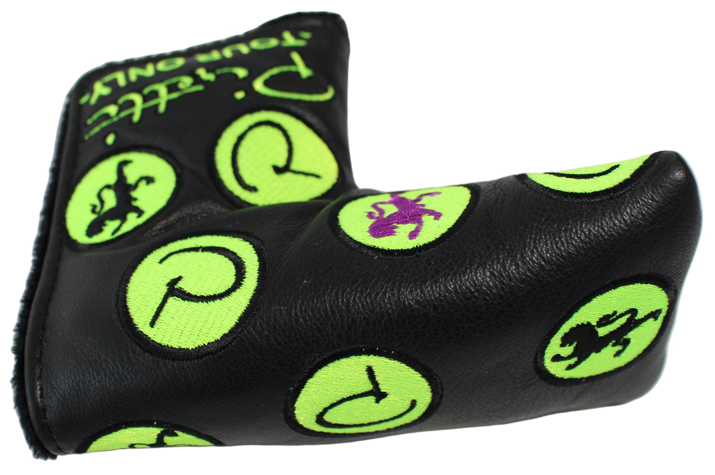 Piretti Limited Edition Tour Only Circle P Black/Green Blade Putter Headcover
