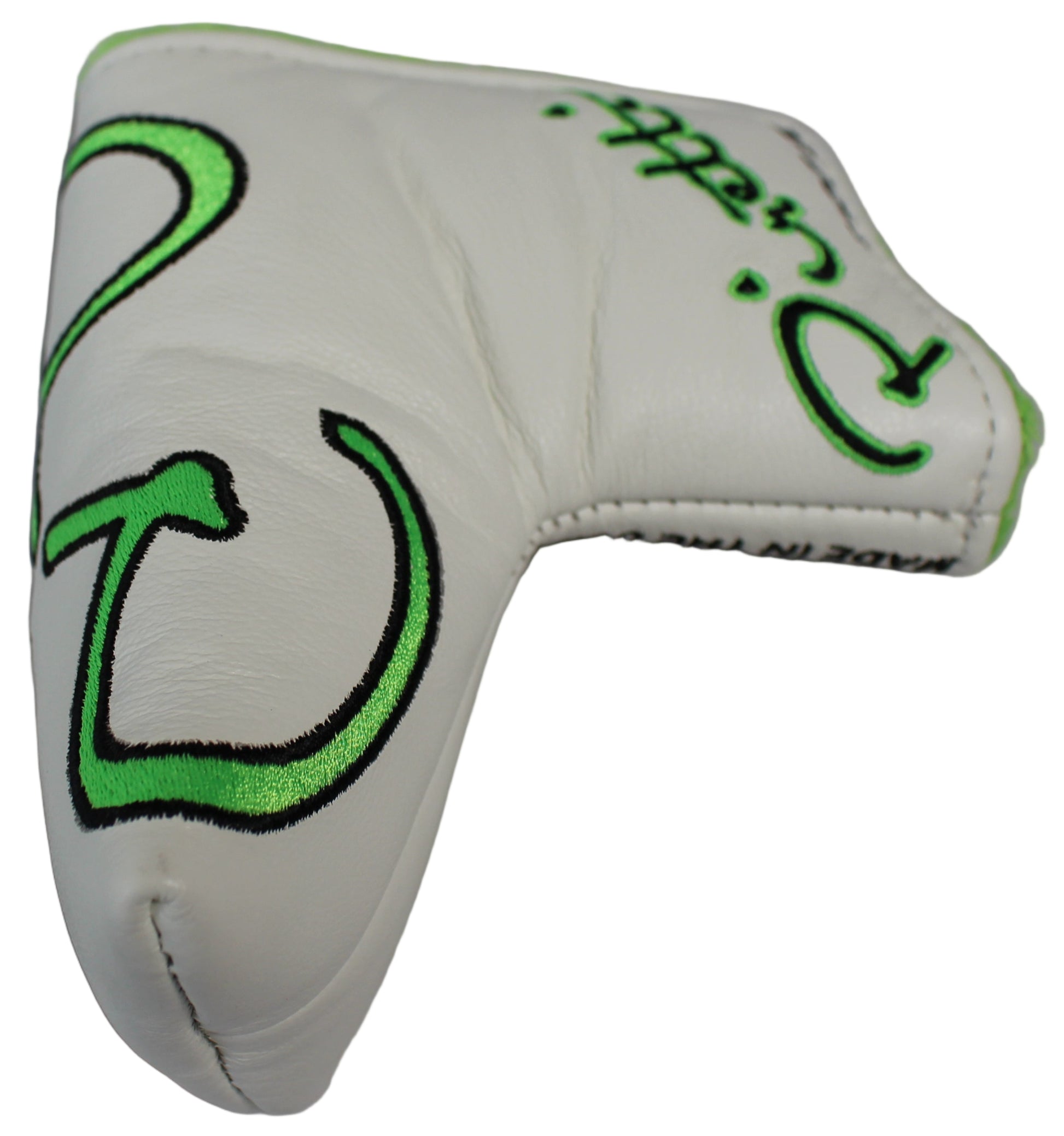 Piretti Limited Edition 1 of 50 White/Green Blade Putter Headcover