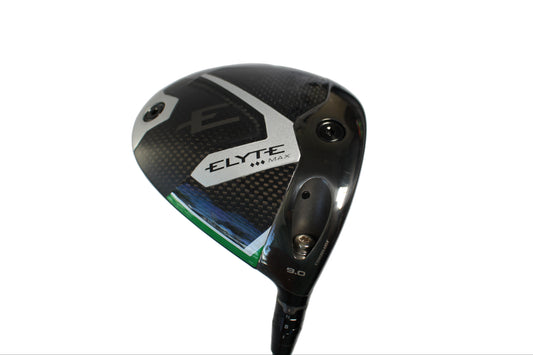 Pre-Owned Callaway Elyte Triple Diamond Max: Driver (9.0) W. Tense 64 s (Stiff) (45 Inch) Shaft (Mint)