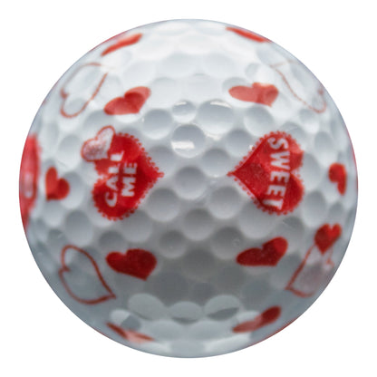 New Novelty I Luv U Golf Balls