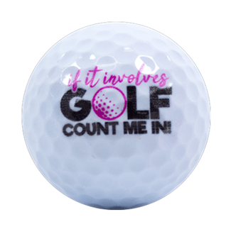 New Novelty Deluxe Golf Like a Girl Mix of Golf Balls