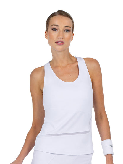 Baseline Tank - White - The Golf Guys Online