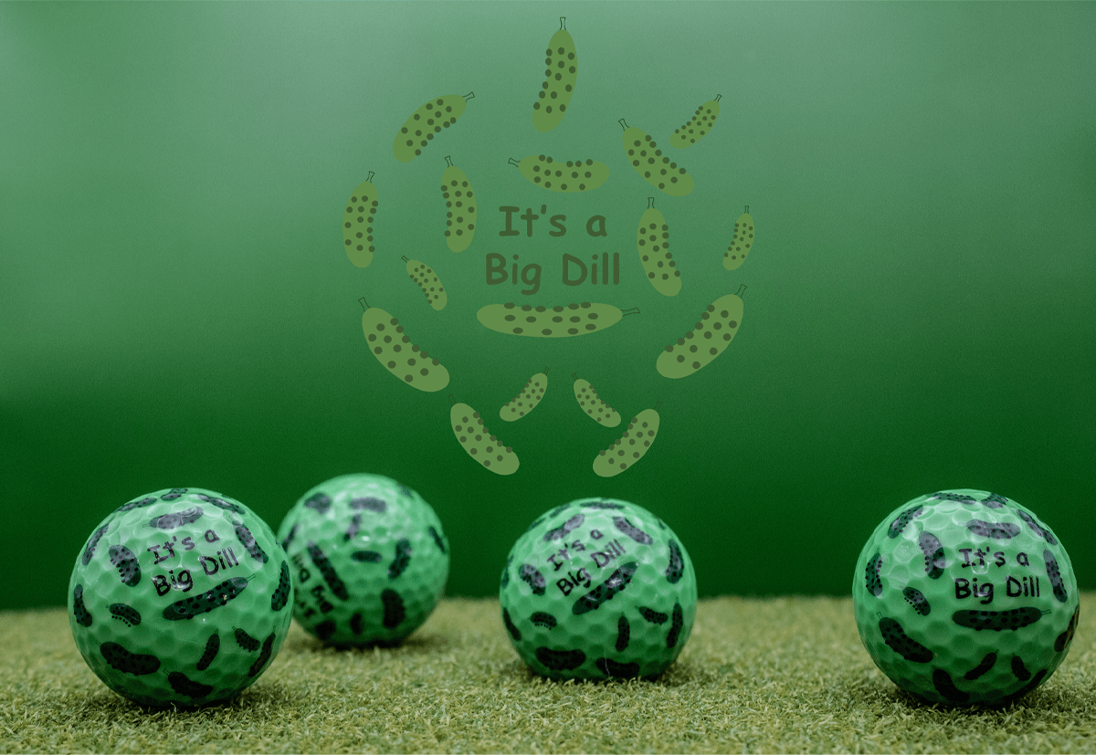 New Novelty It's a Big Dill Golf Balls
