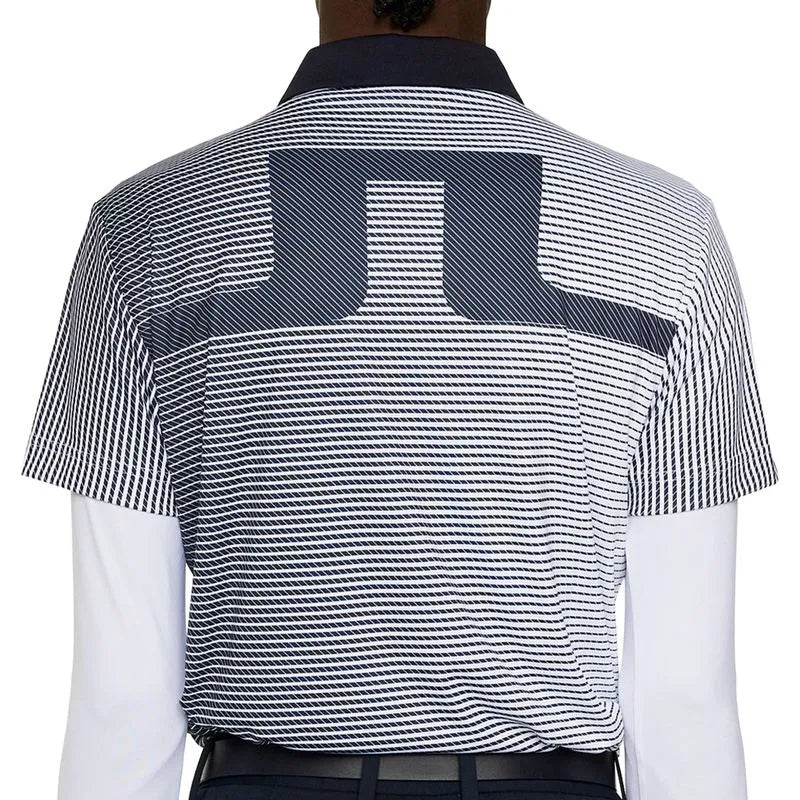 J. Lindeberg Marvin Stripe Polo