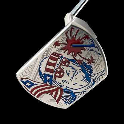 Limited Swag Golf - Patriotic Ben The Boss Mallet Putter *different headcover*
