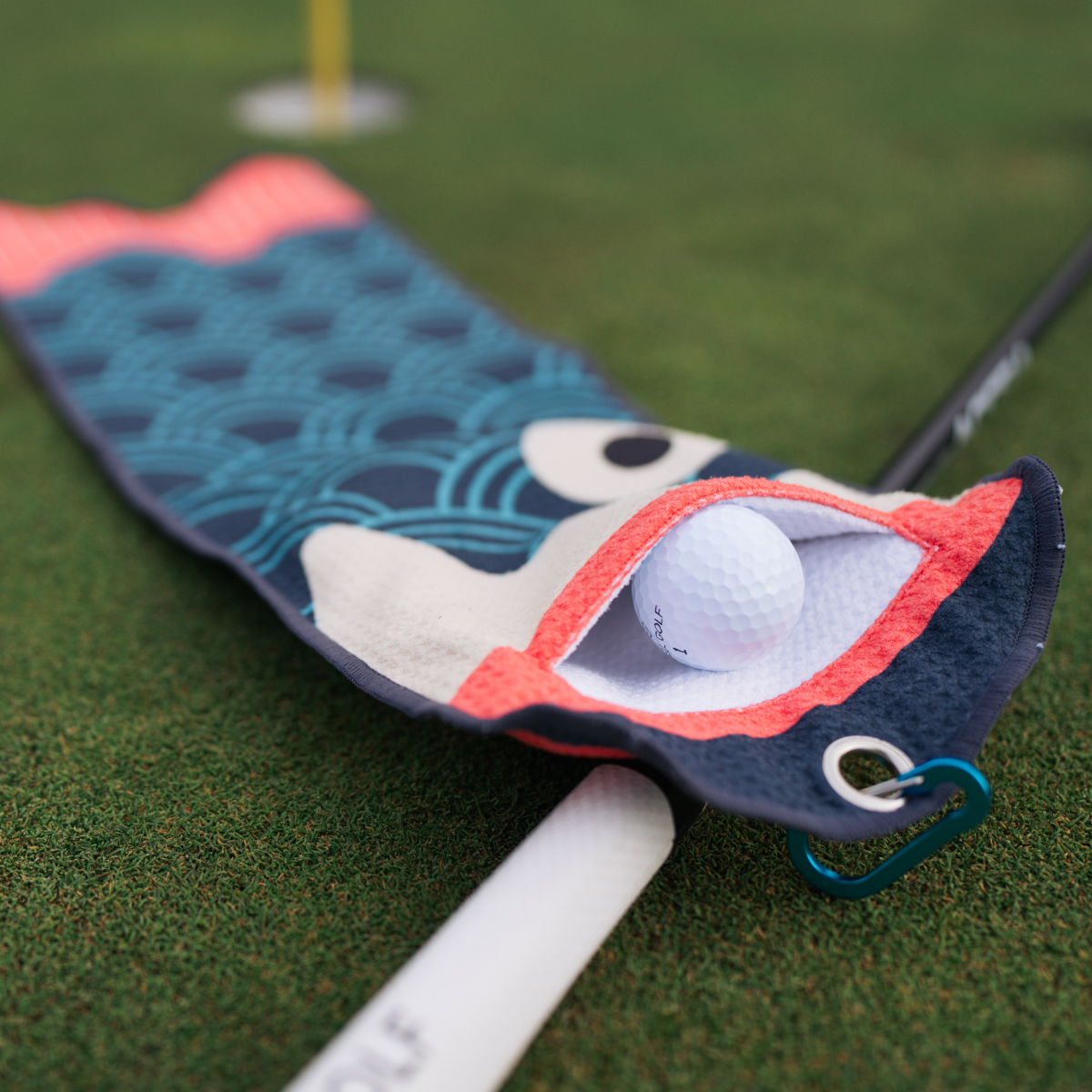 Koi Utility Towel (Blue) - The Golf Guys Online