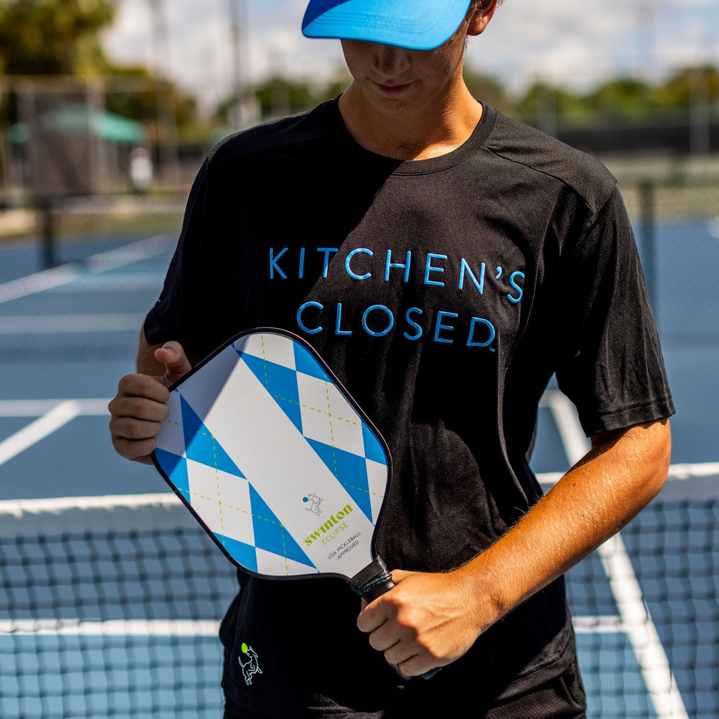 Men's Kitchen's Closed Performance Shirt Black - The Golf Guys Online